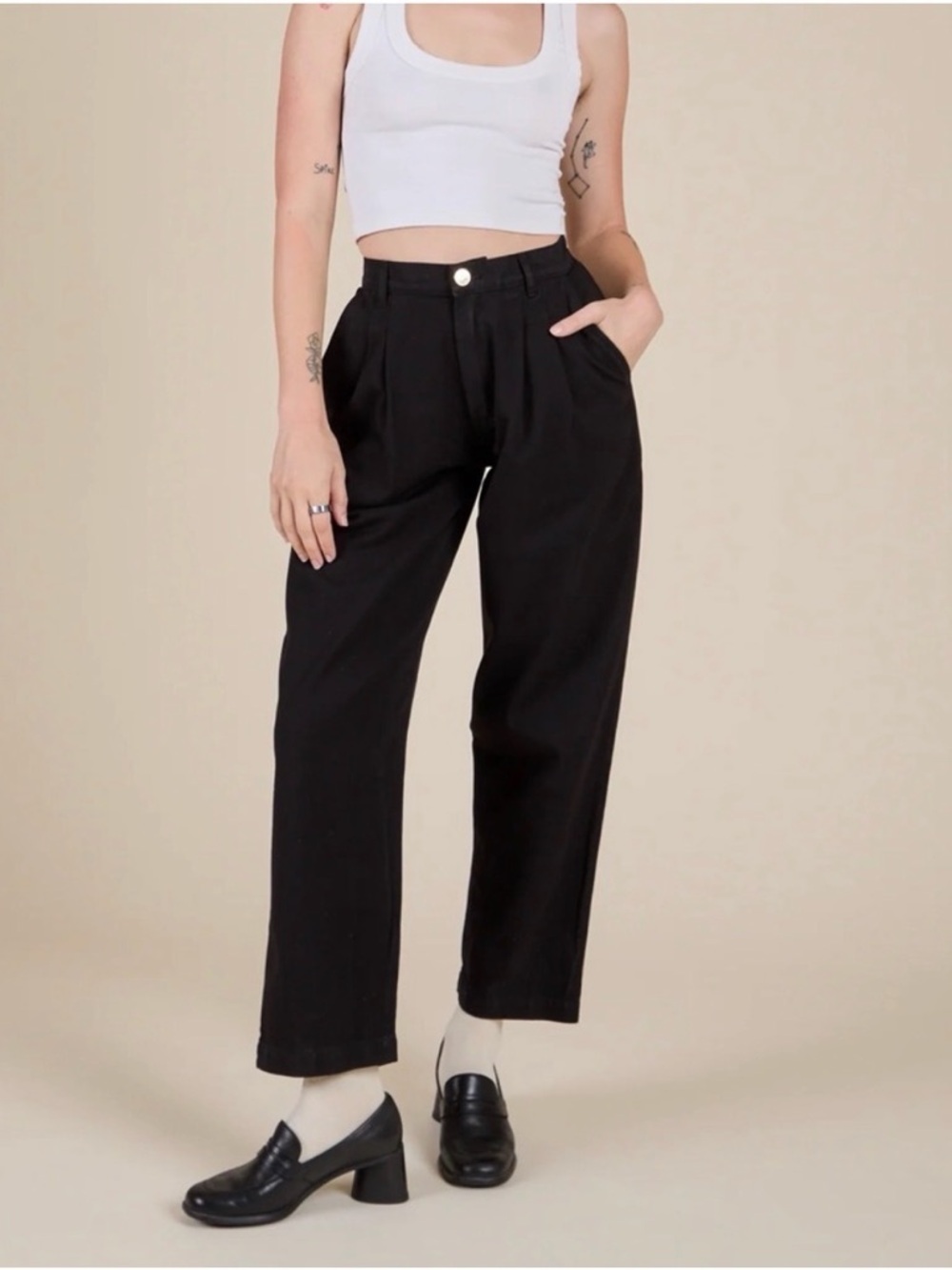 Big Bud Press Denim Trouser Jeans - Black Petite / 1XL
